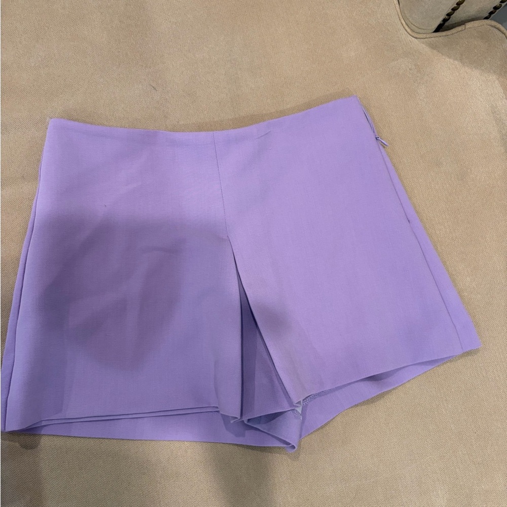 Zara Lilac Skort Shorts